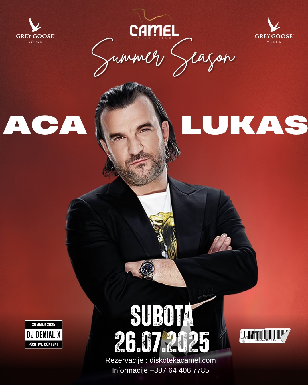 ACA LUKAS - nastup u Diskoteci Camel
